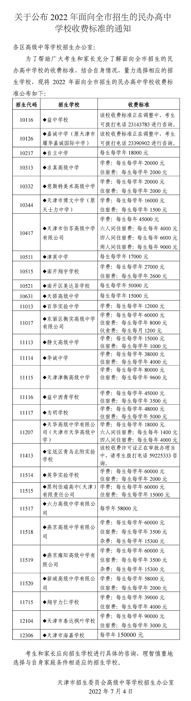 天津免学费标准详解_精密解答落实