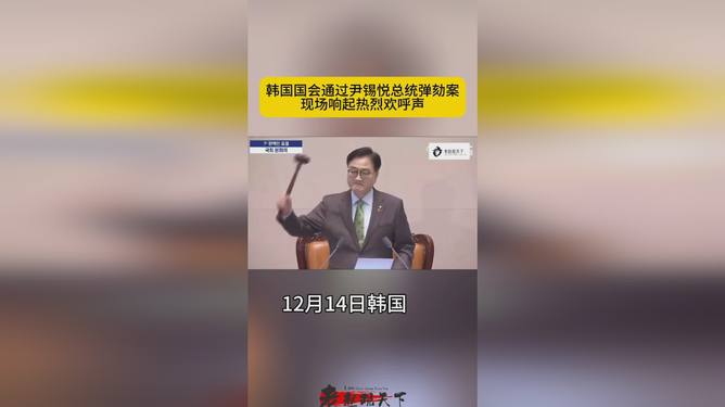 尹锡悦弹劾案通过现场响起欢呼_全面解答落实