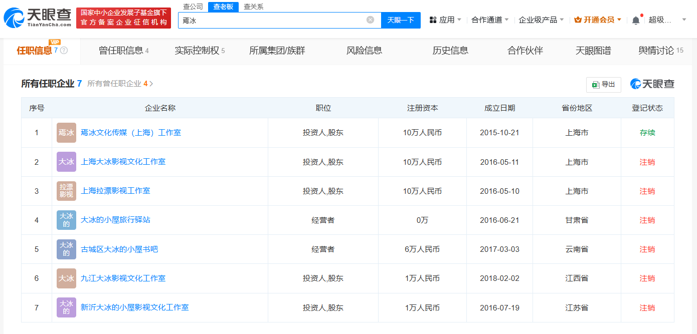 大冰已注销名下所有公司，探究背后的原因与启示_精准落实